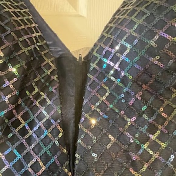 Iridescent Black Formal Dress, Size 20 from Glory Prom - Picture 7 of 16